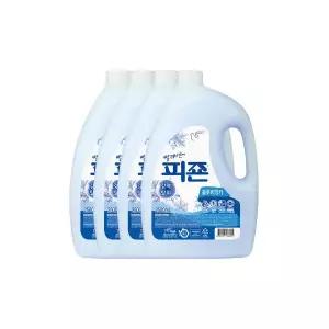 피죤 섬유유연제 2500ml 4개 블루비앙카
