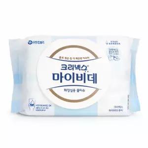 유한킴벌리 크리넥스 마이비데 퓨어 캡 50매x12팩