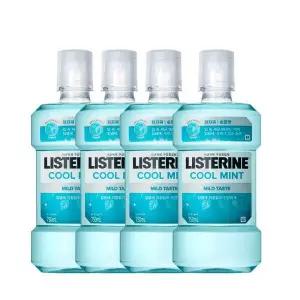 리스테린 쿨민트 마일드 750ml 4개