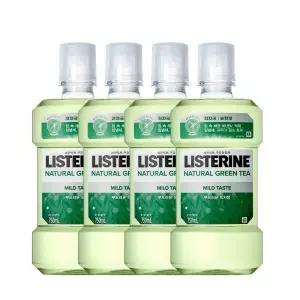 리스테린 내추럴 그린티 750ml 4개