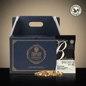 그래놀라 하루견과 원데이발란스블랙 100봉 선물세트 (견과선물)
