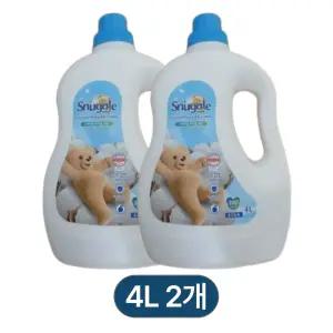 스너글 허거블 코튼 초고농축 오리지널 섬유유연제 대용량 4L 2개