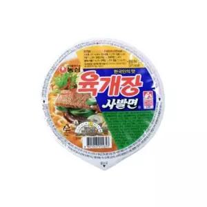 농심 육개장 사발면 86g x 24개 HW