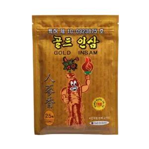 패드 25매 인삼 건강 찜질 붙이는 골드 패치 추천제품 인기