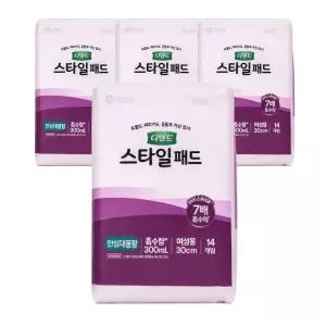 디펜드 스타일 패드 안심 대용량 14매X4팩