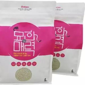 RG4371PS프리미엄고양이모래 6kg 3봉지 냄새 먼지 싹