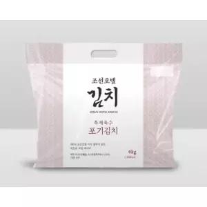 | 피코크 | 조선호텔 김치 포기김치 4kg 배추 깔끔한 매운맛 여행 캠핑 탕비실 휴게실 직원실