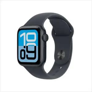 애플워치 SE 3 GPS 40mm 미드나이트 알루미늄 케이스 미드나이트 스포츠 밴드 (S/M) MEH94KH/A