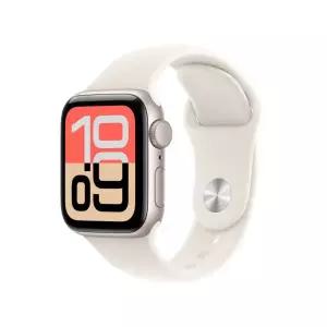 애플워치 SE 3 GPS 40mm 스타라이트 알루미늄 케이스 스타라이트 스포츠 밴드 (S/M) MEH34KH/A