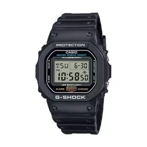 지샥 DW-5600UE-1 5600 남성 스퀘어 우레탄 전자 시계