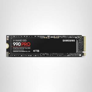 990 PRO SSD 4TB PCIe 4.0 M.2 2280 내장 솔리드 스테이트 하드 드라이브, Seq. 하이엔드 컴퓨팅, 게임 및 헤비 듀티 워크스테이션, MZ-V9P4T0B /AM을 위한 읽기 속도 최대 7,450MB/s