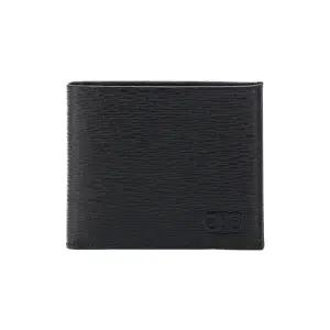페라가모 [명품] 26SS 더블 간치니 반지갑 블랙 66 A063 0733308
