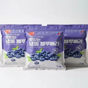 이츠웰냉동블루베리 1KG 3개
