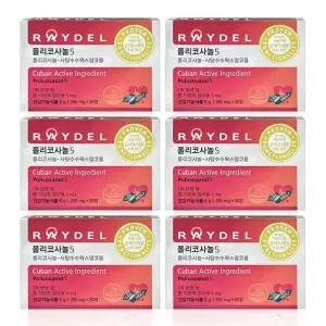 [레이델] 폴리코사놀5 200mg x 30정 x 6박스 WYS