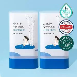 라운드랩 자작나무 수분 선스틱 19g+19g