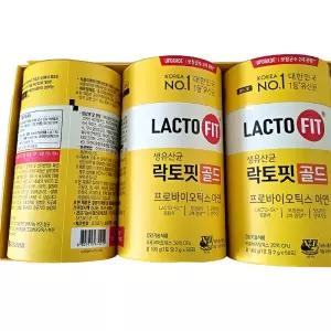 종근당건강 락토핏 골드 선물세트 100g 3개 쇼핑백포함