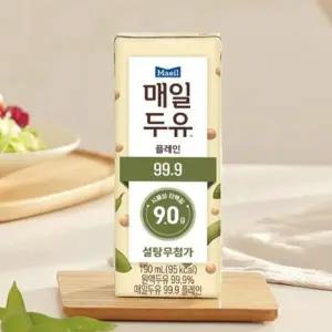 MAEILSOYMILK 매일두유 99.9 플레인 190ml 48팩