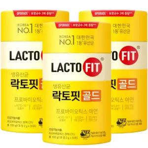 락토핏 골드 2g x 50포 x 3통
