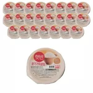 햇반 백미 언제나 맛있는 윤기가득쌀밥 210g x 24개