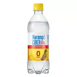 [하프클럽/기타]나랑드사이다 제로 파인애플 500ml 24개
