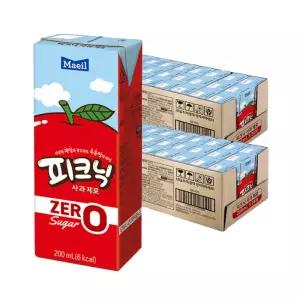 피크닉 제로 사과 200ml 48개