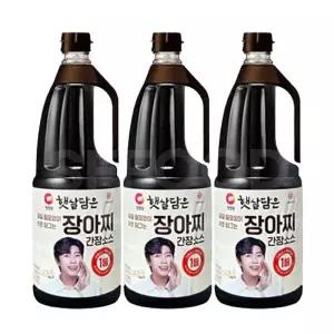 청정원 장아찌 간장소스 1.7LX3개