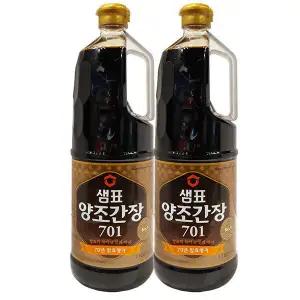 샘표 양조간장 701 1.7L x 2개