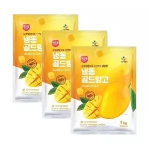 [CJ프레시웨이]CJ프레시웨이 이츠웰 냉동골드망고1Kg x 3개