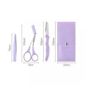 [셀러허브](별별창고)G 깔끔 눈썹 정리 3종 세트 숱가위 (S31545219)