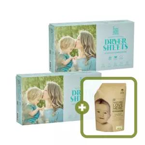 네이쳐러브메레 향기톡톡 건조기시트 40매 1개 + 1개 [GIFT] 아기세제 리필 오리지널향 500ml 1팩