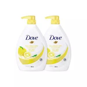 도브 바디워시 대용량 바디클렌저 유자 1000ml 2개