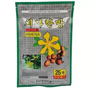 한방 찜질팩 건강 패드 붙이는 패치 25매입 1개 치자