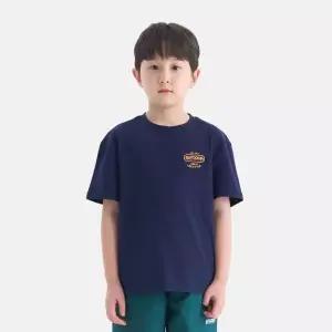 [보리보리/아웃도어프로덕츠 키즈]에센셜 백그래픽 반팔티셔츠 (네이비) OD262ISS02_NVY