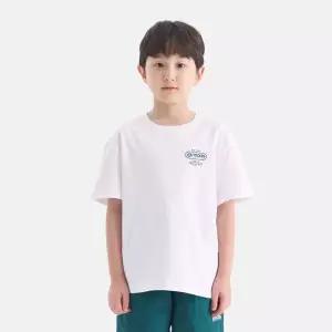[보리보리/아웃도어프로덕츠 키즈]에센셜 백그래픽 반팔티셔츠 (오프 화이트) OD262ISS02_OWH