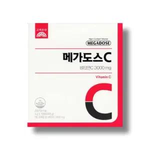 고려은단 메가도스C 비타민C 3000 3g 100포 1박스 /wb