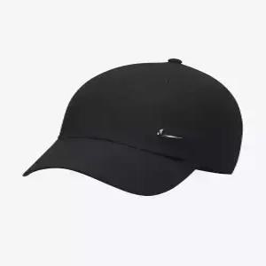 나이키 nike 드라이 핏 클럽 언스트럭처 메탈 스우시 캡 - 블랙메탈릭 실버 FB5372-010