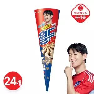 [NS홈쇼핑][롯데] 손흥민 월드콘 바닐라 24개[35746139]