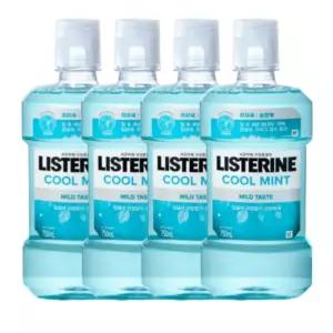 리스테린 쿨민트 마일드 750ml, 4개
