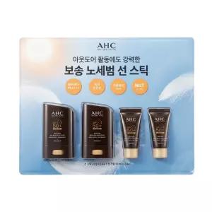 AHC 마스터즈 선스틱 22g x 2 + 선크림 10g x 2