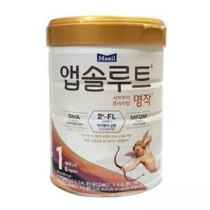 매일유업 앱솔루트 명작 2FL 1단계 800g 1개
