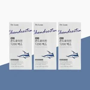 닥터린 콘드로이친 1200 맥스 1200mg x 60정 3박스 콘도로이친 부모님무릎 철갑상어