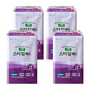 디펜드 스타일 패드 여성용 안심대용량 14매x4팩