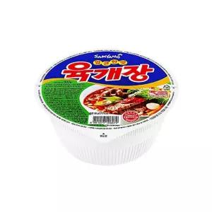 (튼튼)삼양 육개장 사발면 24개 컵라 1박스라 가정라 용라 용컵라 상비용라 자취생라 방컵라 해장라