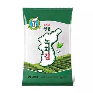 지도표 성경김 녹차 전장김 소 30g 20개, 한박스