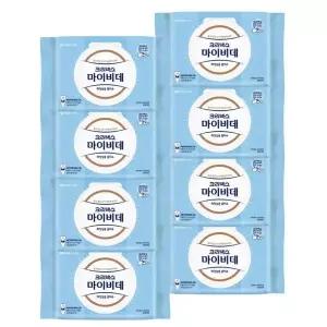 [NS홈쇼핑]마이비데 물티슈 대용량 캡형 60매 x 8팩 클린케어 화장실용 비데용 물에녹는 비..[35768181]