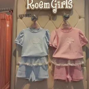 로엠걸즈 DP01 러블리 퍼프프릴 반바지 셋업 러블리 퍼프프릴 반...