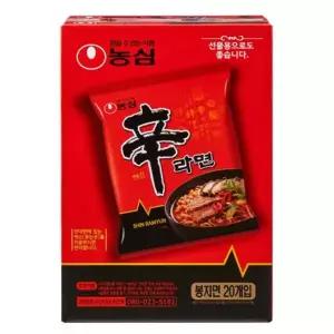 농심 신라면 선물용 120gx20봉지x2박스.