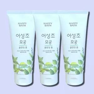 온누리 해피바스 어성초 모공 클렌징폼 200g 3개