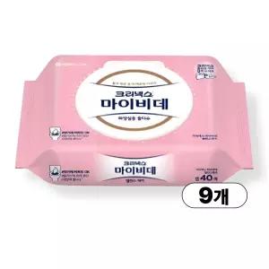 크리넥스 마이비데 밸런스케어 캡형 40매 X 9팩