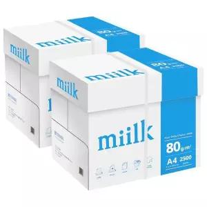 [NS홈쇼핑][eTV]밀크 A4 복사용지(A4용지) 80g 2500매 2BOX[35783640]